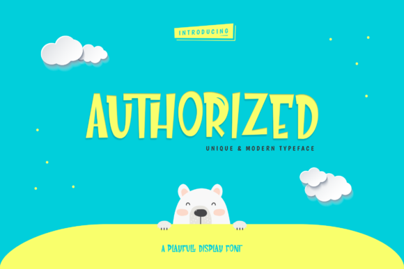 Authorized: A Joyful Display Font for Modern Design