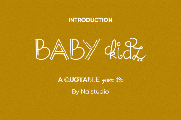 Baby Kidz Font Adds Joy to Your Designs