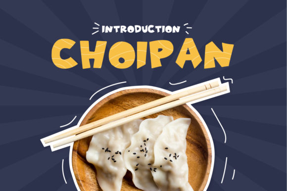 Choipan: A Font That Brings Food to Life