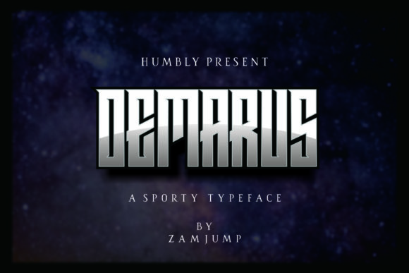 Demarus: A Font for E-Sports and Creative Expression