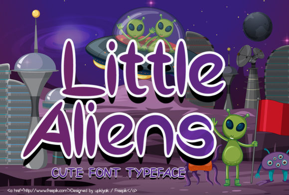 Discover the Charm of Little Aliens Font