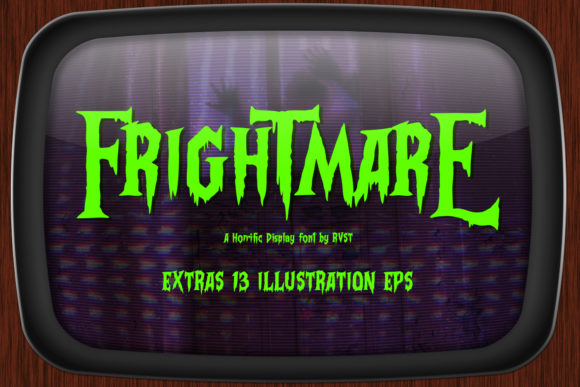 Frightmare: A Display Font That Captures the Essence of Horror Cinema