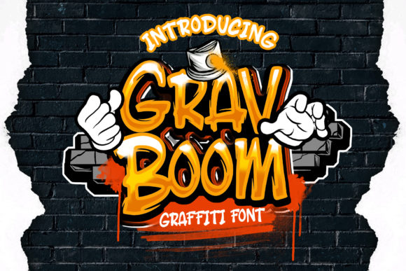 Grav Boom: A Quirky Display Font for Creative Designers