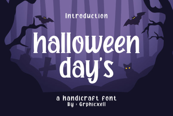 Halloween Day s: A Stylish Font for Creative Designs and Crafting Projects