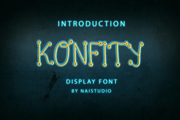 Konfity: A Simple Display Font That Adds Personality to Your Projects