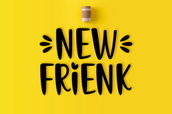 New Frienk Font for Creative Design