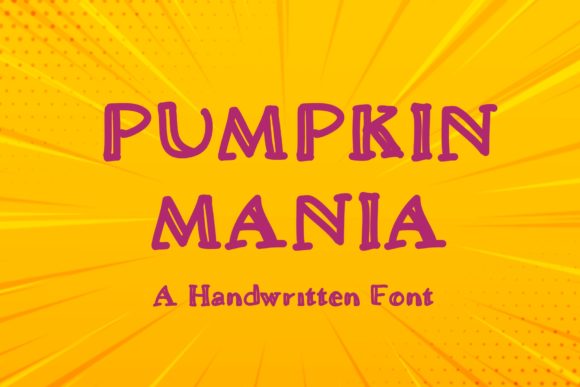 Pumpkin Mania Font for Joyful Design