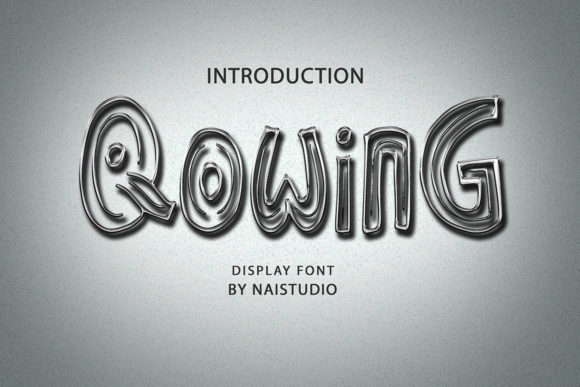 Qowing Font: A Bold and Versatile Display Choice