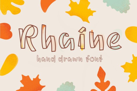 Rhaine: The Quirky Display Font That Brings Joy to Your Designs