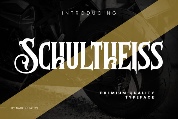 Schultheiss: A Font That Speaks Volumes