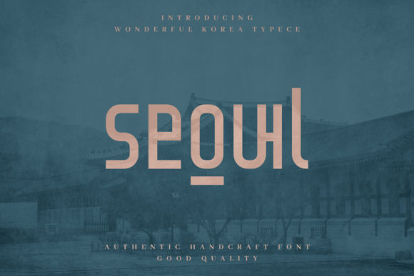 Seoul Font: Traditional Elegance in Modern Design
