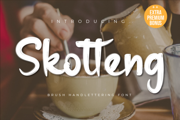 Skotteng: A Beautiful Brushed Display Font for Creative Expression