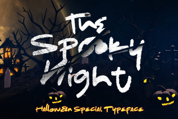 The Spooky Night: A Unique Font for Halloween Creativity